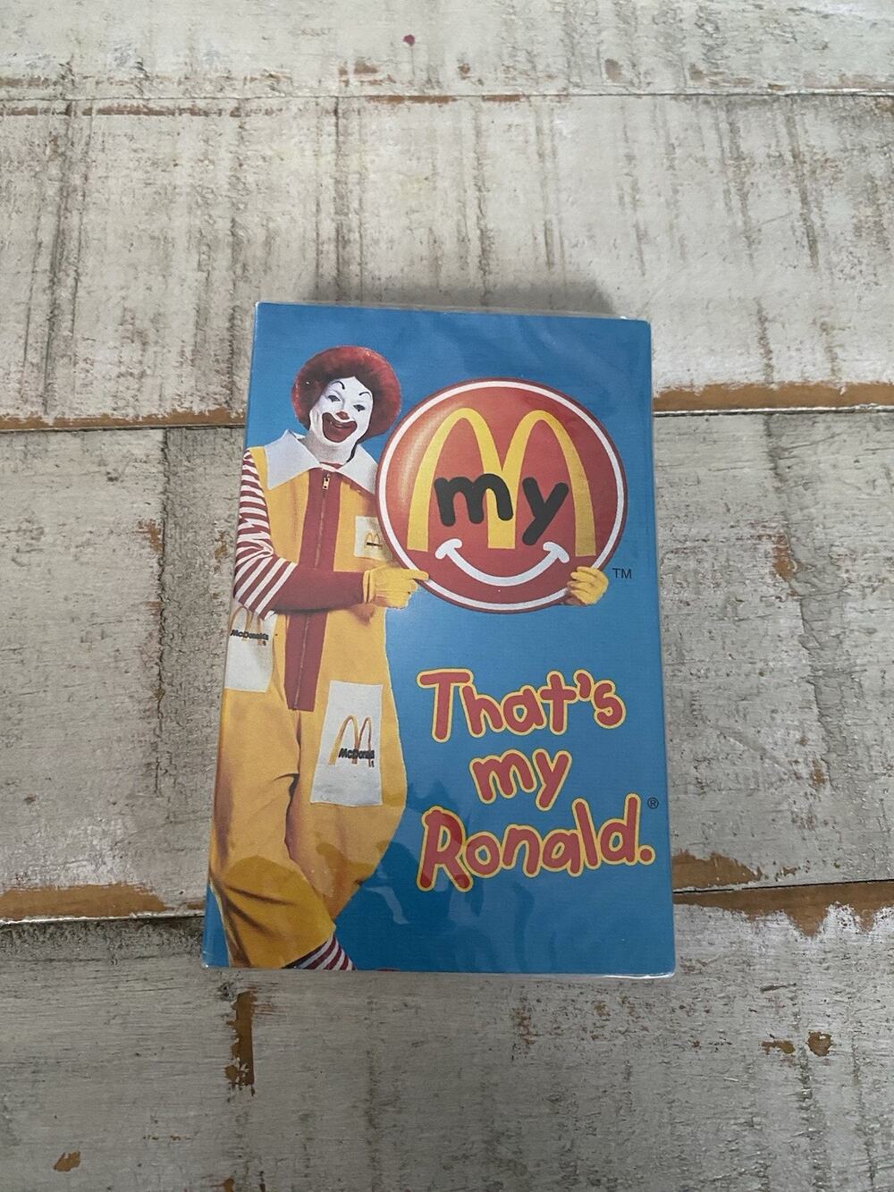 Vintage McDonalds Happy Meal That's My Ronald Cassette Tape New Sealed 1997